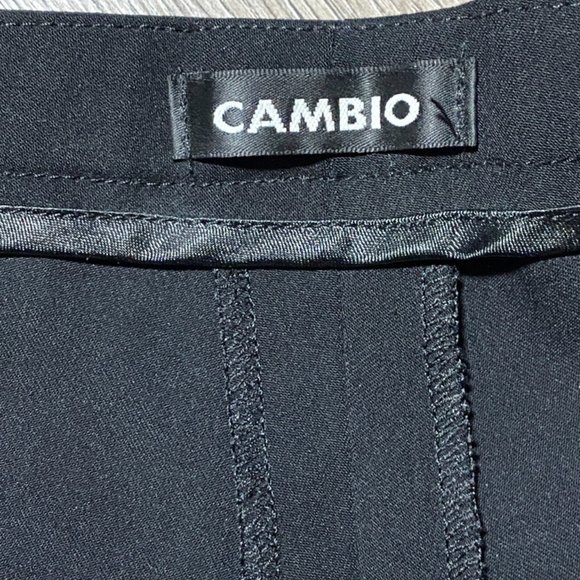 German Designer Flared Black Pants by Cambio - Picture 6 of 10
